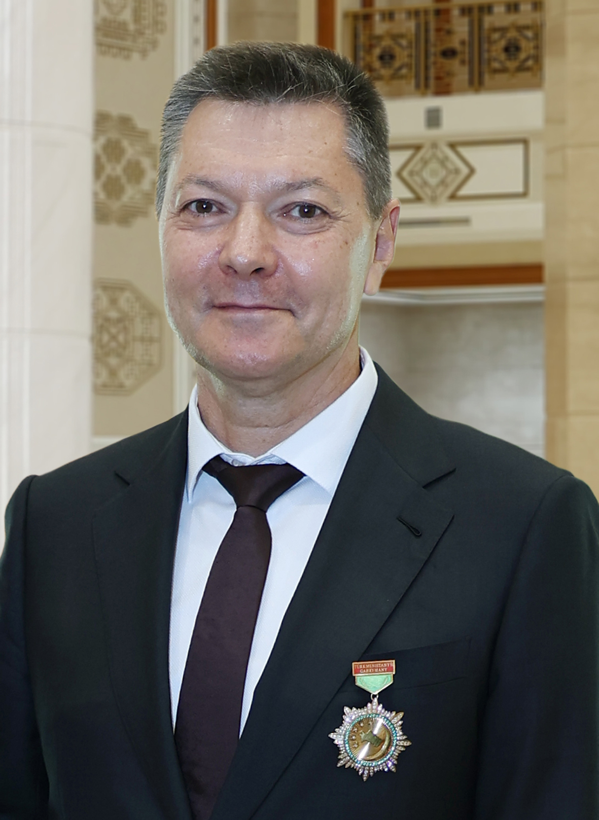 Национальный Лидер туркменского народа, Председатель Халк Маслахаты Туркменистана встретился с космонавтом О.Кононенко